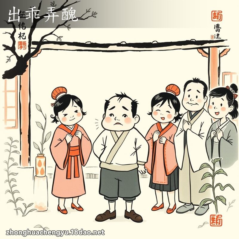 出乖弄醜 配图
