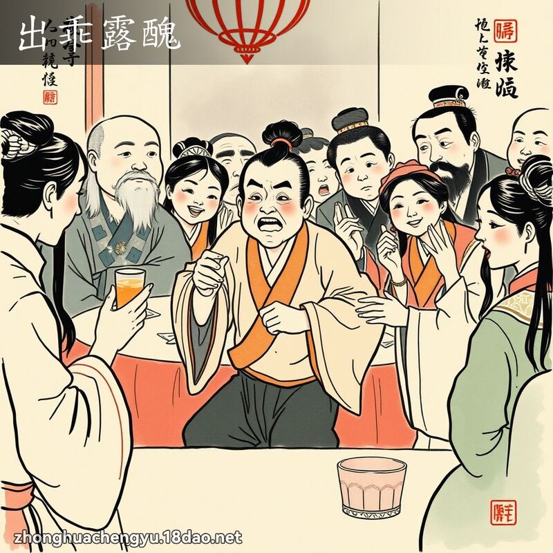 出乖露醜 配图