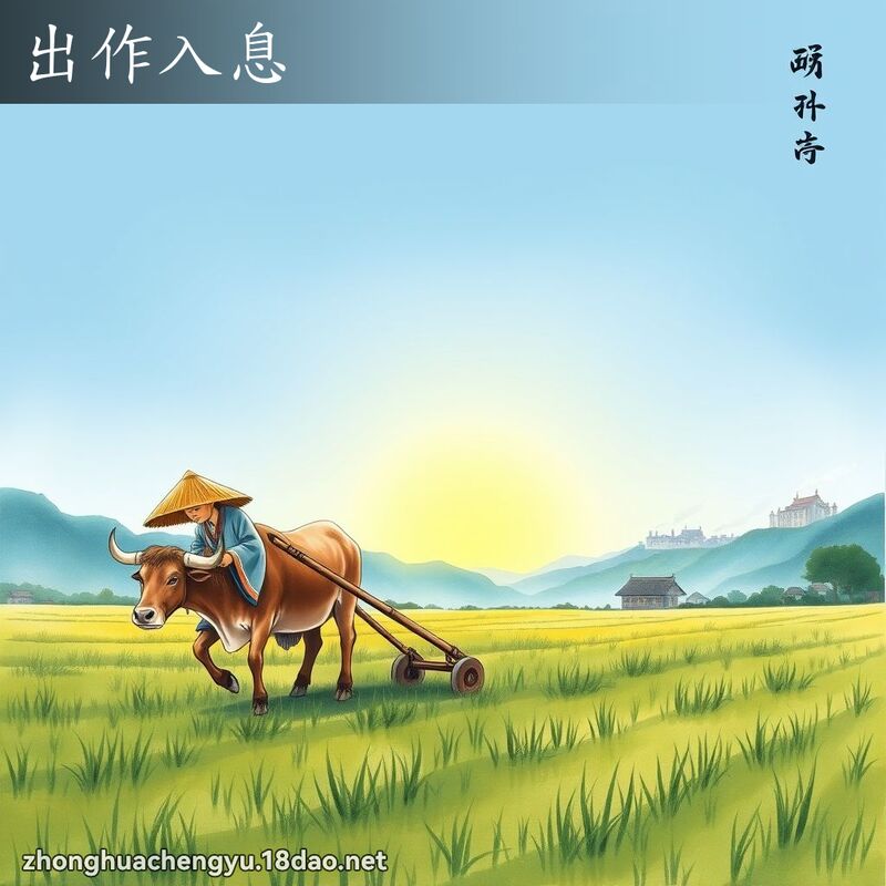 出作入息 配图