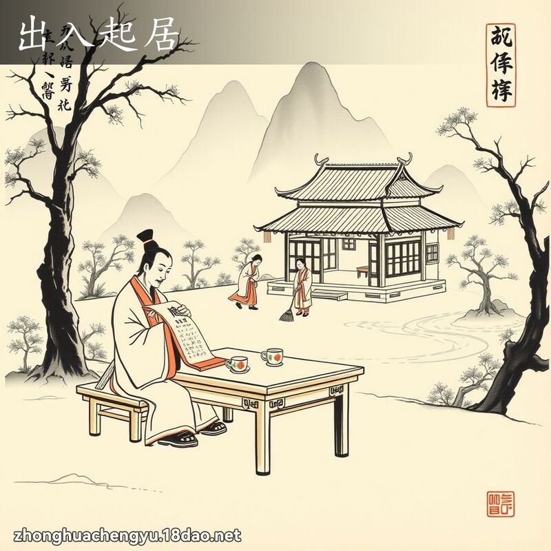 出入起居 配图