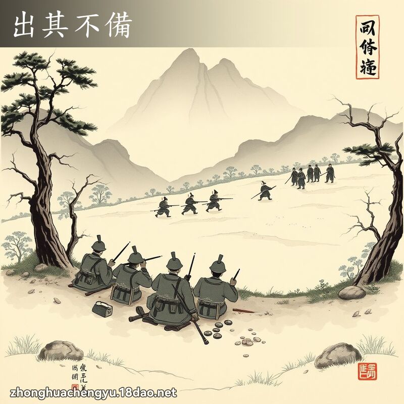 出其不備 配图