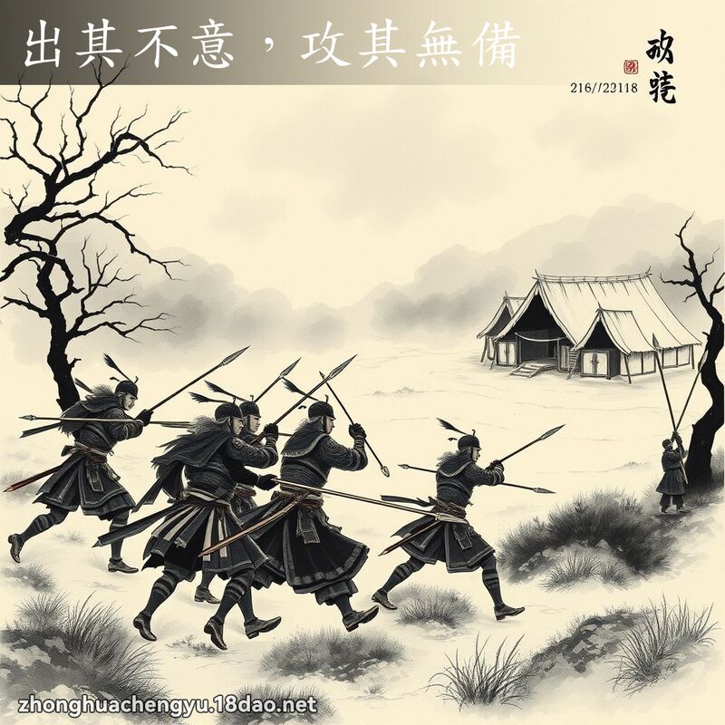 出其不意，攻其無備 配图