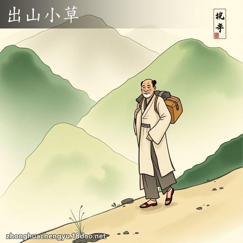 出山小草 配图
