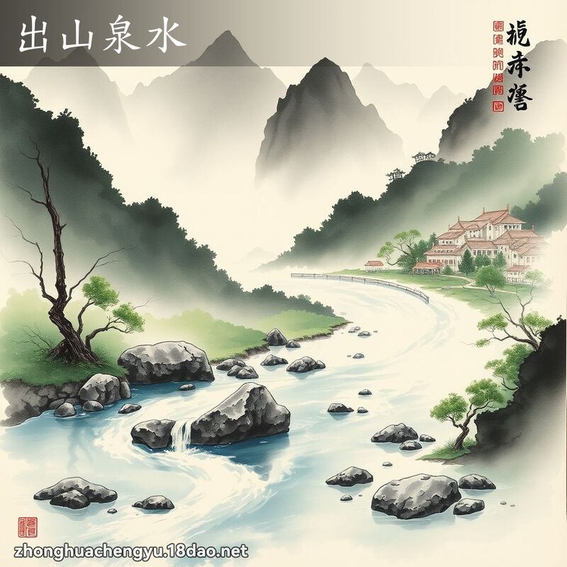 出山泉水 配图