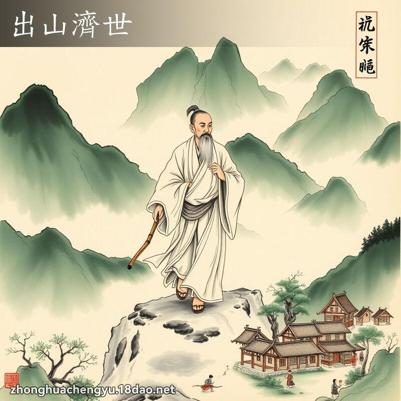 出山濟世 配图