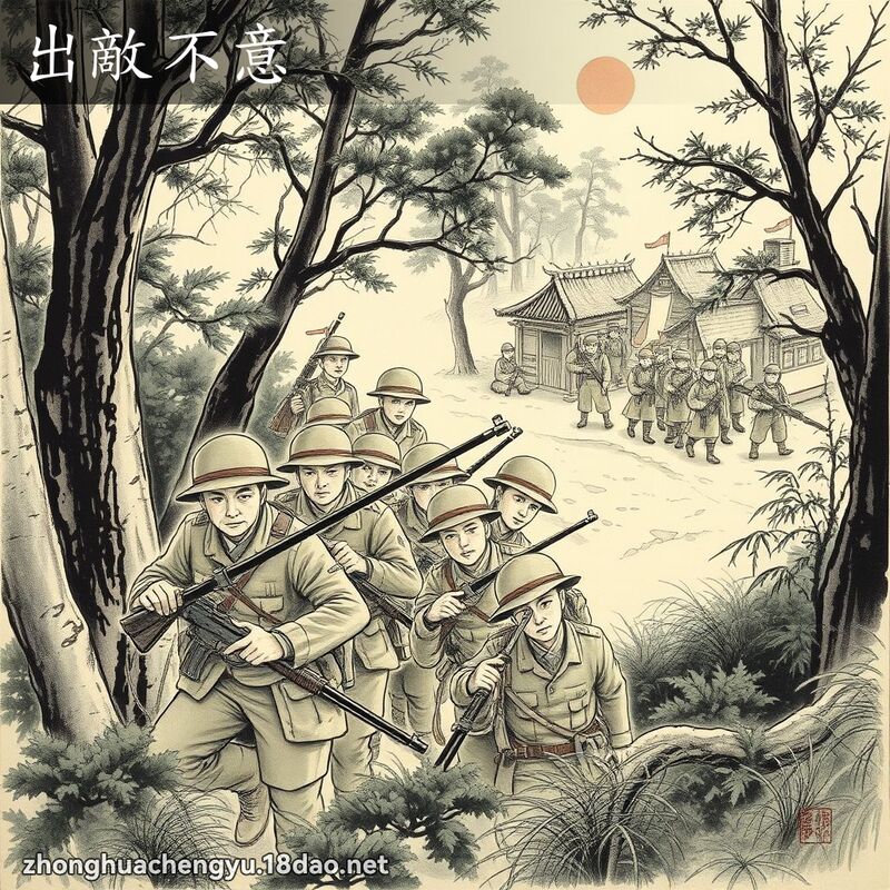 出敵不意 配图