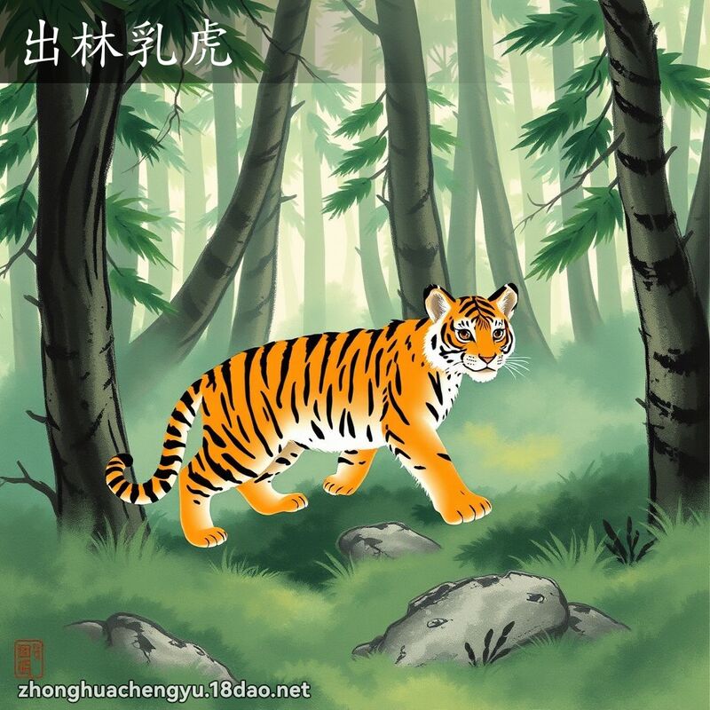 出林乳虎 配图
