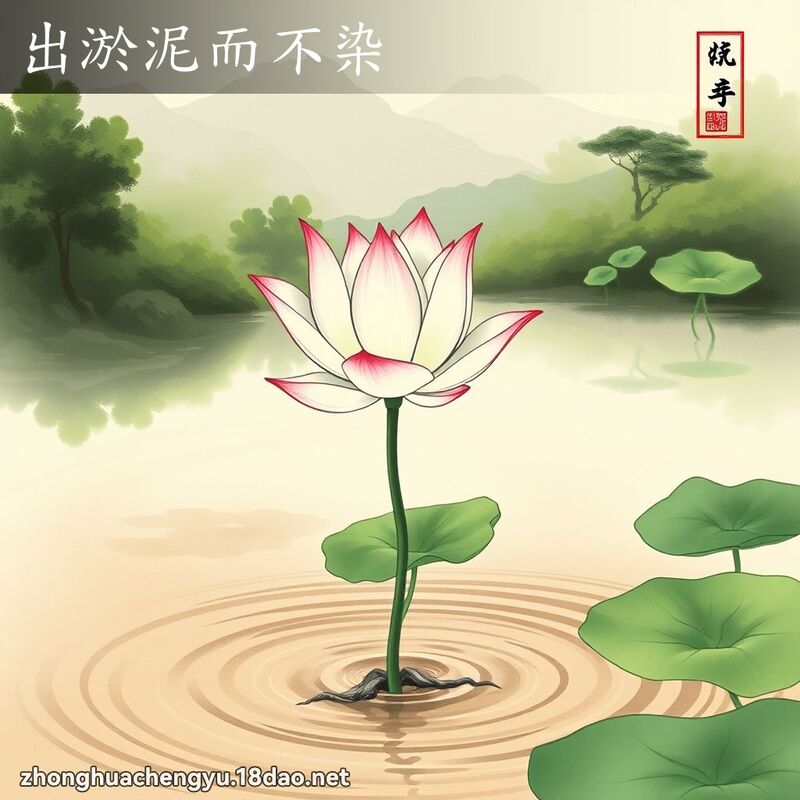 出淤泥而不染 配图