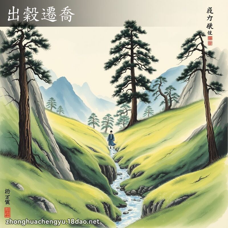出穀遷喬 配图