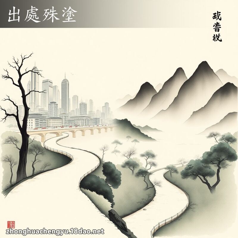 出處殊塗 配图