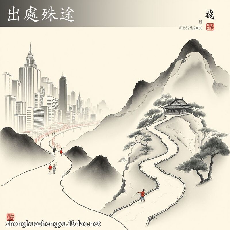 出處殊途 配图