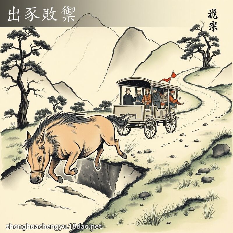 出豕败御 - 中华成语配图