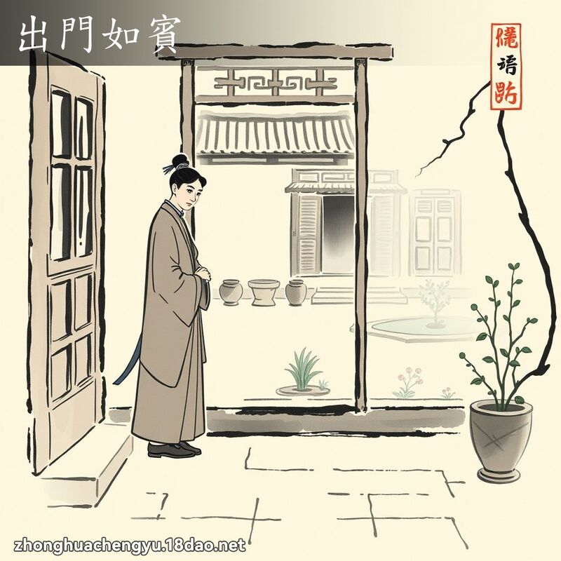出門如賓 配图