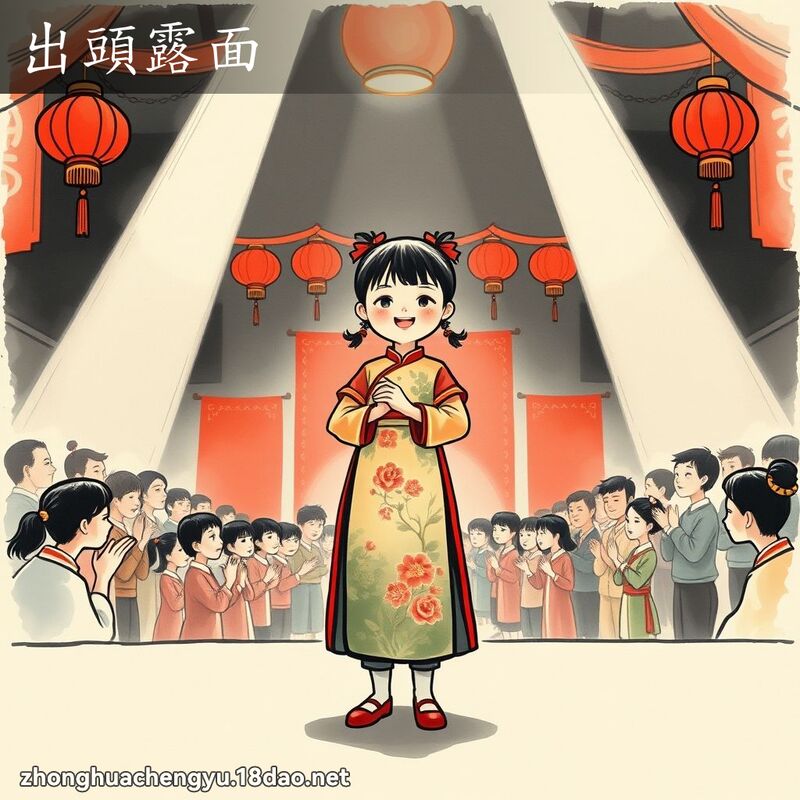出頭露面 配图