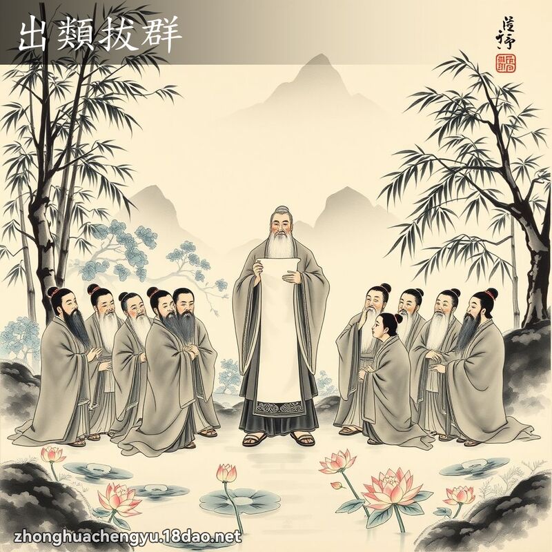 出類拔群 配图