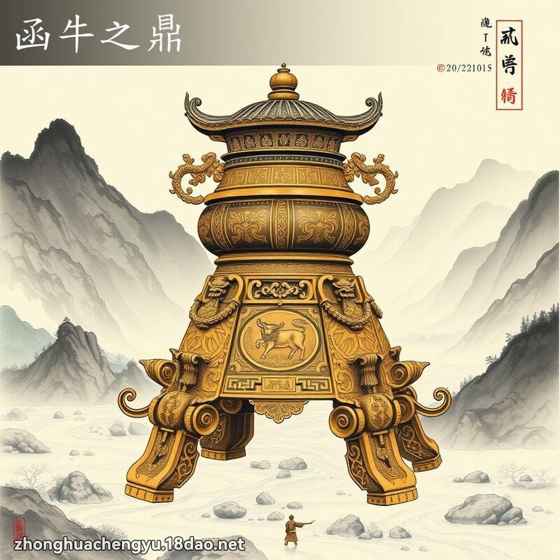 函牛之鼎 - 中华成语配图