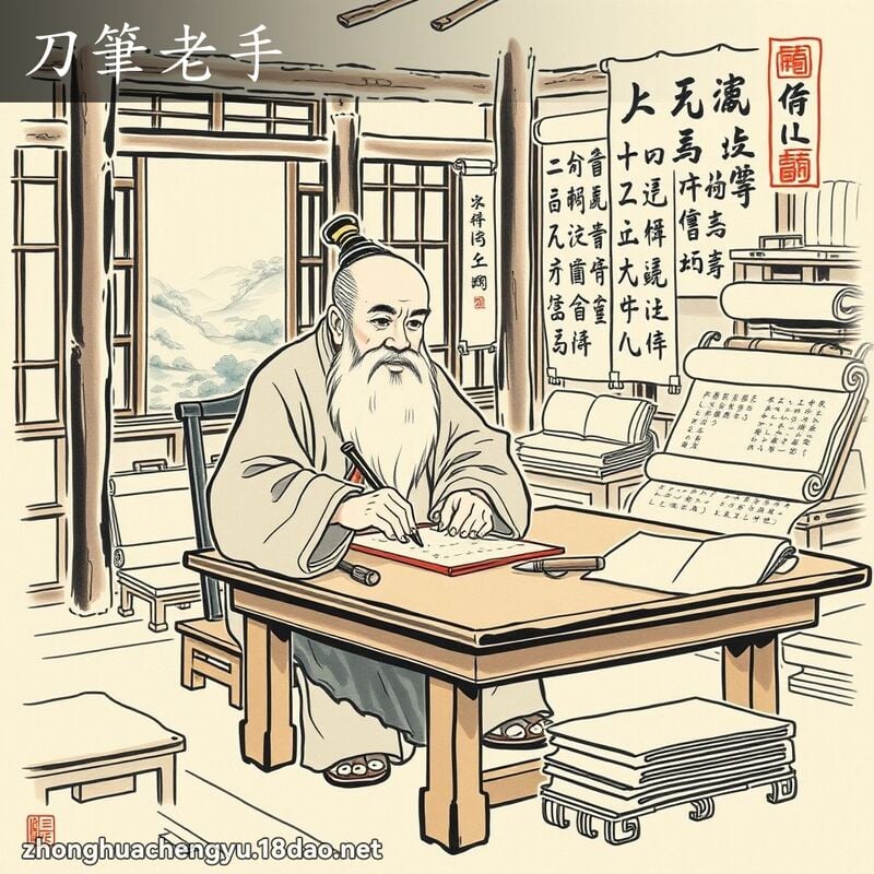 刀笔老手 - 中华成语配图