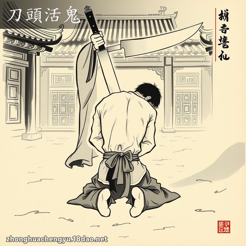刀頭活鬼 配图