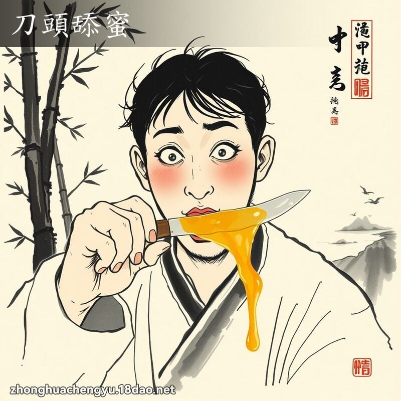 刀頭舔蜜 配图