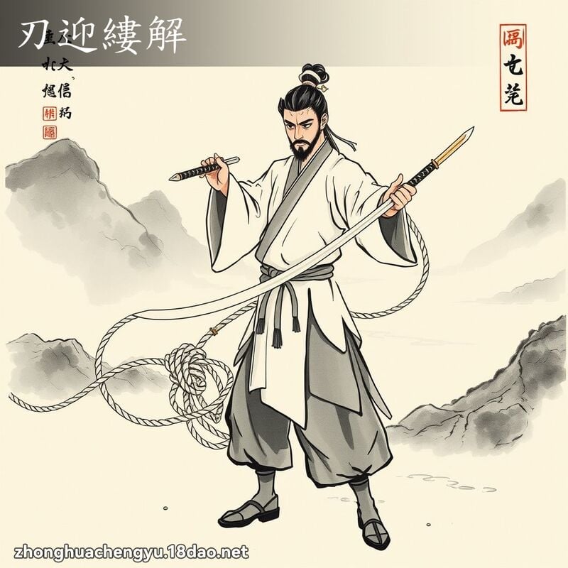 刃迎縷解 配图