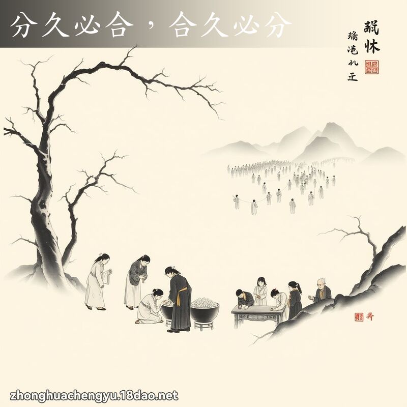 分久必合，合久必分 配图