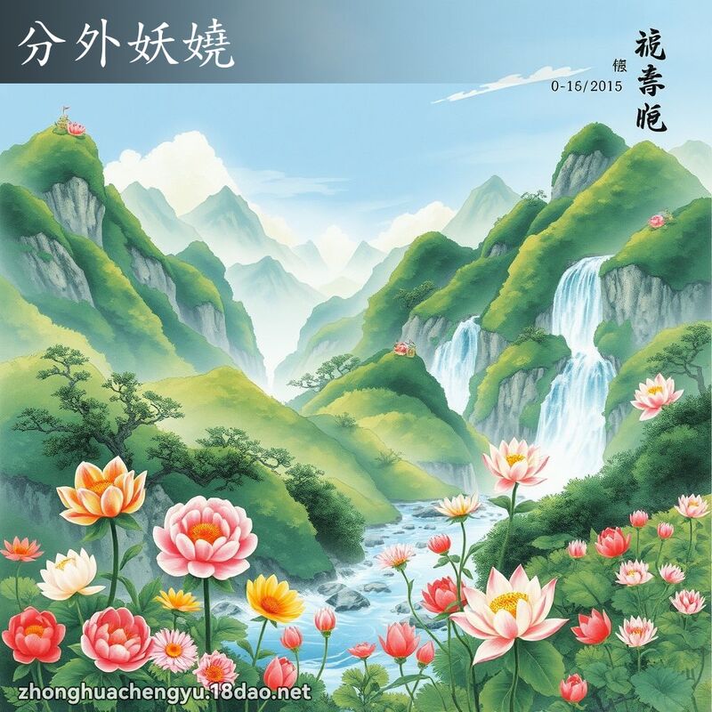 分外妖嬈 - 中华成语配图