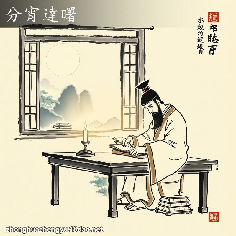 分宵達曙 配图