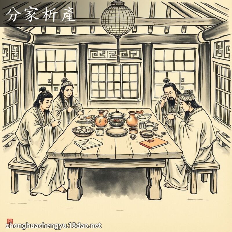 分家析產 配图