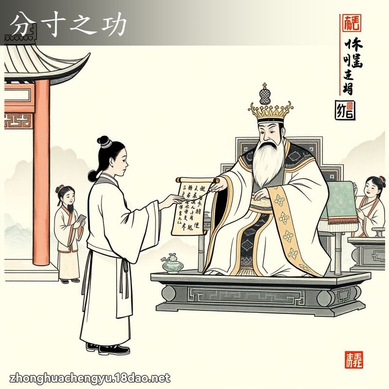 分寸之功 - 中華成語配圖