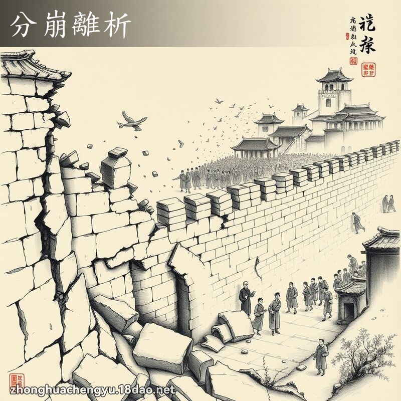 分崩離析 配图
