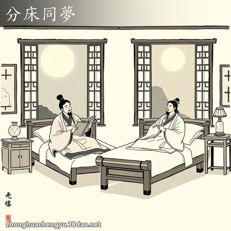分床同夢 配图