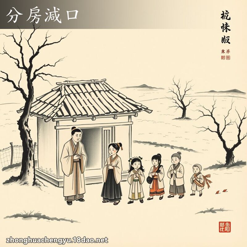 分房減口 配图