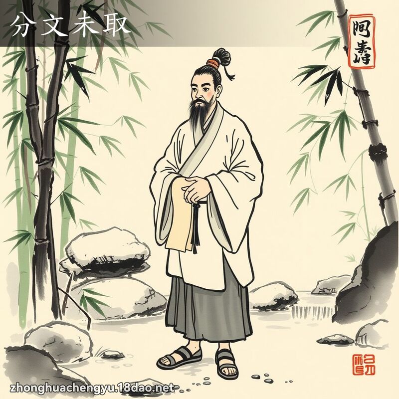 分文未取 - 中華成語配圖