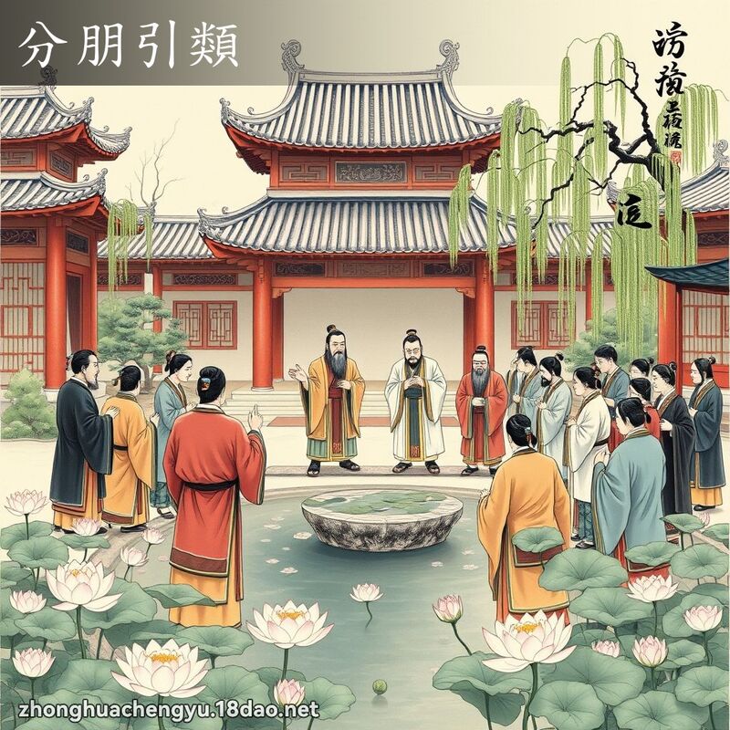 分朋引類 配图