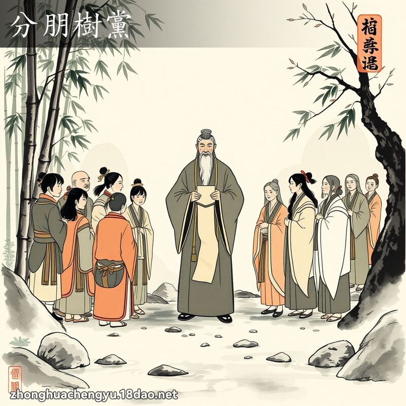 分朋樹黨 配图