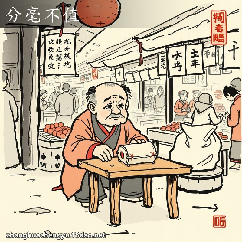 分毫不值 配图
