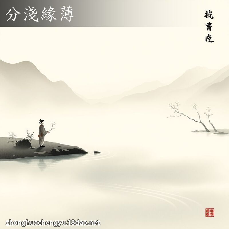分淺緣薄 配图