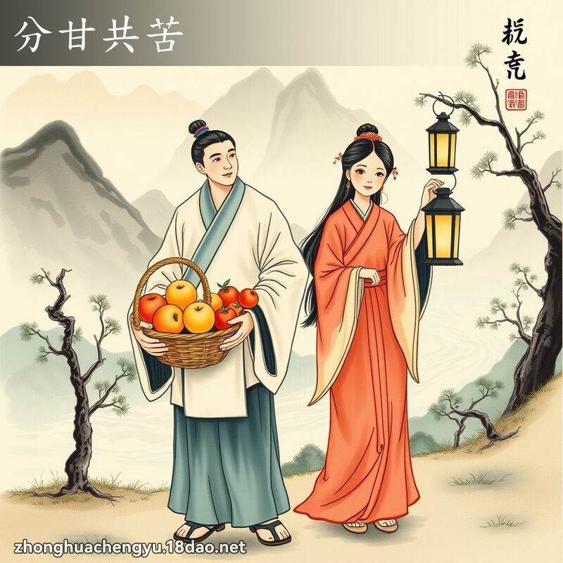 分甘共苦 配图
