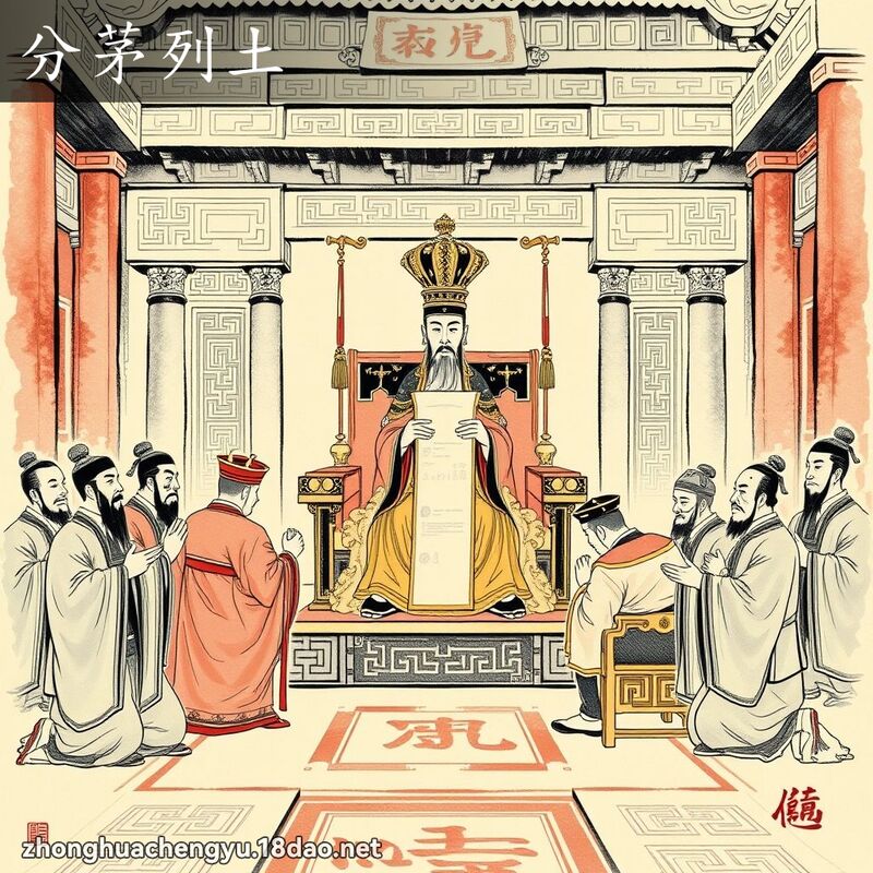 分茅列土 - 中華成語配圖