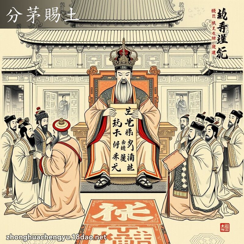 分茅賜土 配图