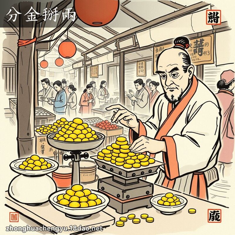 分金掰兩 配图