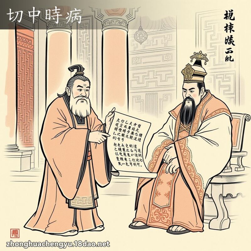 切中時病 - 中華成語配圖