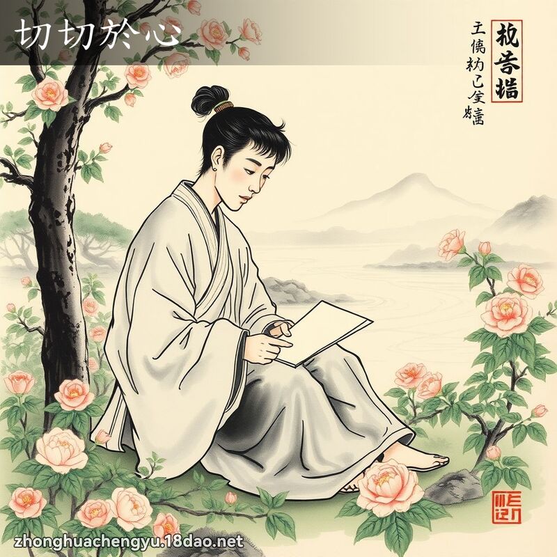 切切於心 - 中華成語配圖