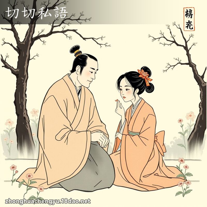 切切私语 - 中华成语配图