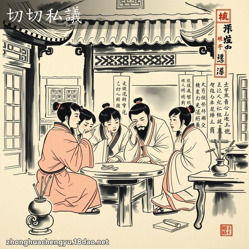 切切私議 - 中華成語配圖