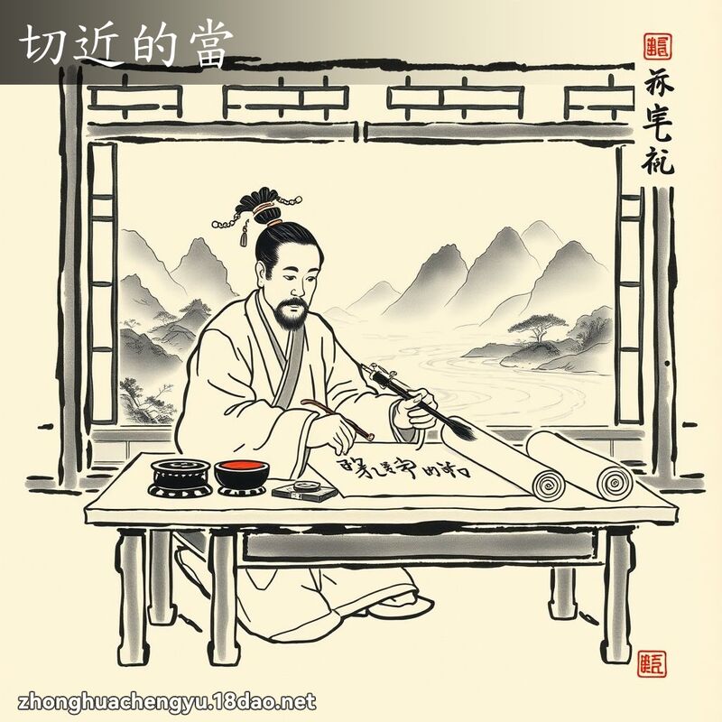 切近的當 配图