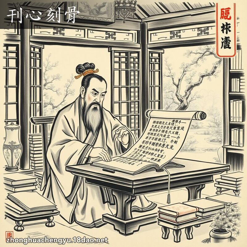 刊心刻骨 - 中华成语配图
