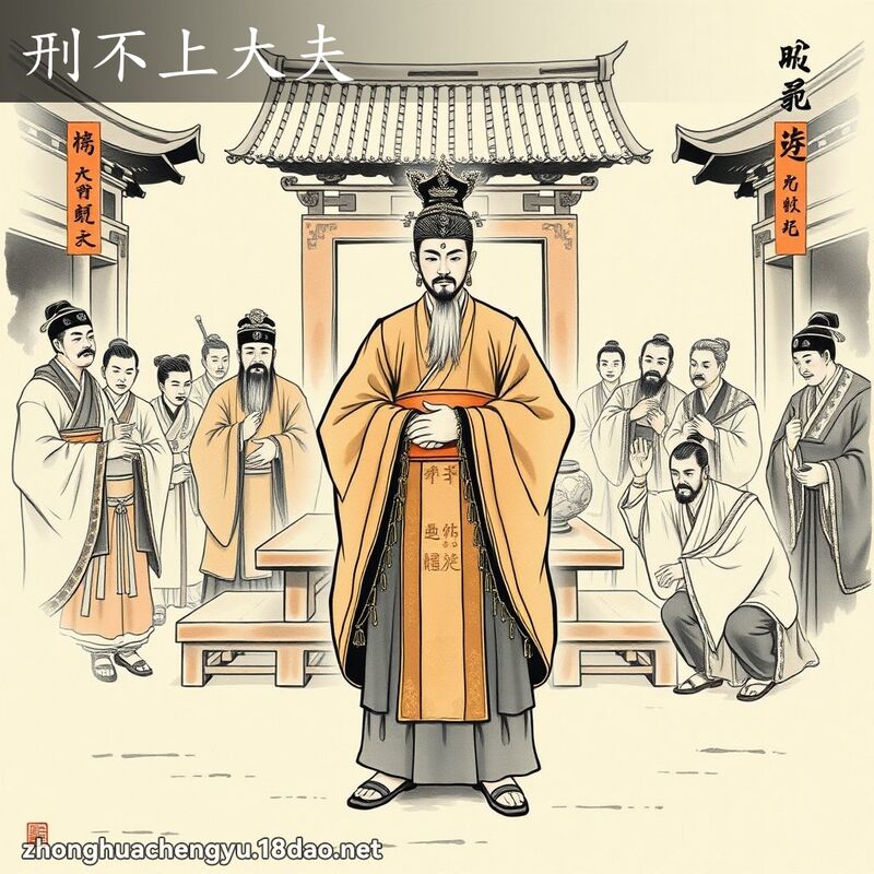 刑不上大夫 - 中华成语配图