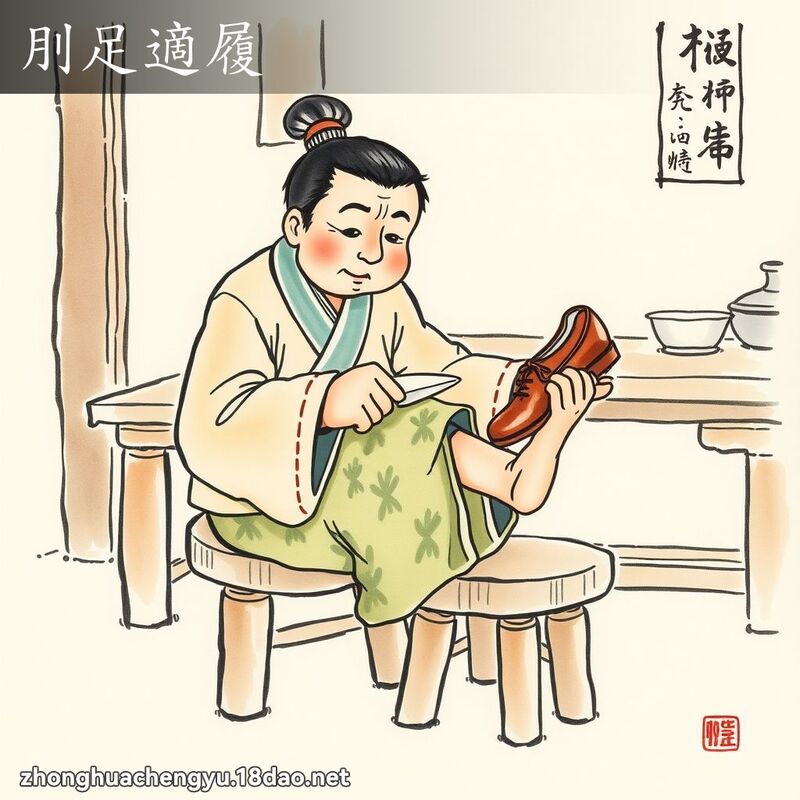 刖足適履 配图