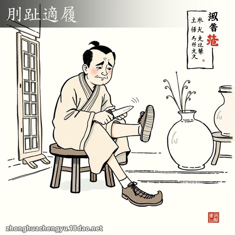 刖趾適履 配图